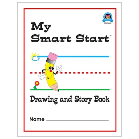 Teacher Created Resources Smart Start Drawing/Story Journal, Grades 1-2, Portrait, PK6 TCR76549